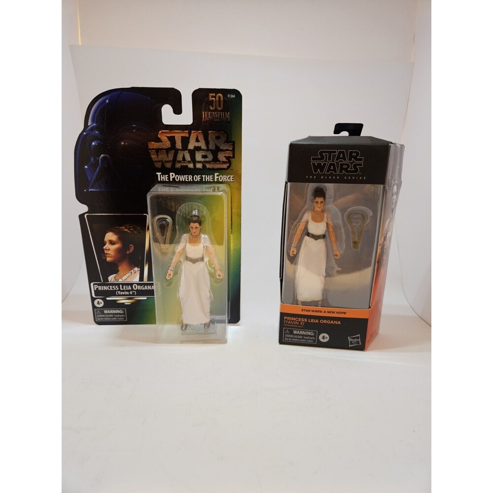 Star Wars Black Series Princess Leia  6” Figure 50th Anniversary Yavin 4 Bundle